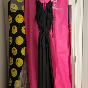 Black tie in the front Jumpsuit, Romper Size XS